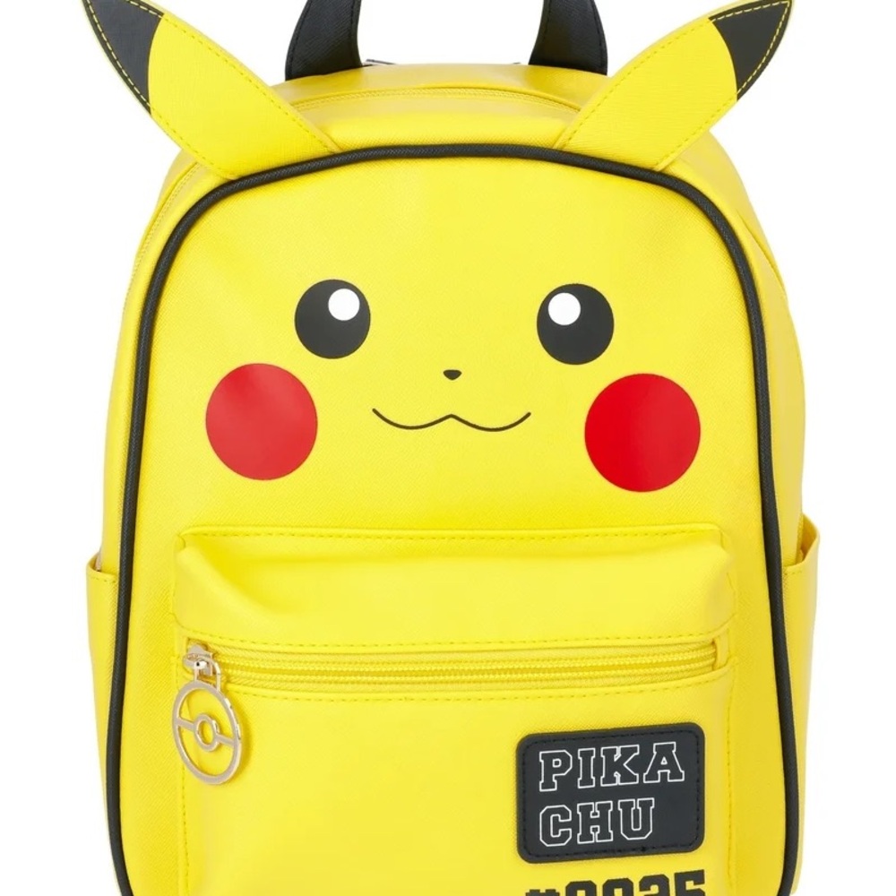 Yellow Pikachu Kids Backpack